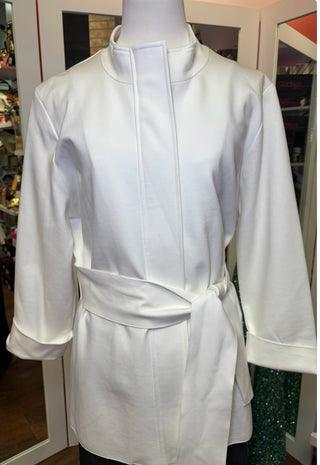 Renuar Tie Front jacket - white