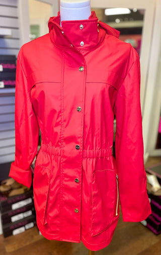 Renuar Rain Jacket- Berry Red