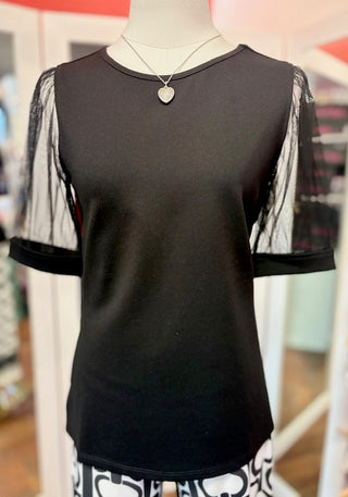 Isle Apparel Elle Black Diamond top