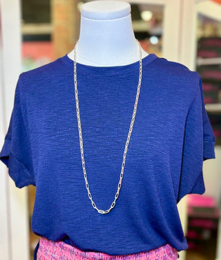 NM Short Sleeve Blue Top 2412