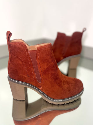 Corky's Rust Faux Suede Bite Me Boots